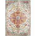 thumbnail image 3 of Mark&Day Area Rugs, 4x6 Olivia Traditional Saffron Teal Area Rug (3'11" x 5'7"), 3 of 7