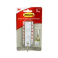 thumbnail image 1 of Command™ Double Hook 17037MBN-EF, Brushed Nickel/Marble Finish, 1 Hook/2 Strips/Pack, 1 of 7