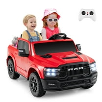 Infans 24V 2 Seater Ride on Truck w/Remote Control 3 Speeds Bluetooth LED Headlight