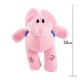 thumbnail image 3 of Peluche de Pocoyo, Elly Pato, Loula, Fred, Loula, muñeco de peluche suave para niños, regalo de cumpleaños y Navidad, elefante Ellie de 28 cm, 3 of 4