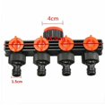thumbnail image 2 of Advancent Separador de agua de 4 vías, válvula divisora ​​de tubo de manguera, no es fácil de romper, adaptador de conector rápido, diseño Jardín y Patio Advancent HA017915-00, 2 of 6