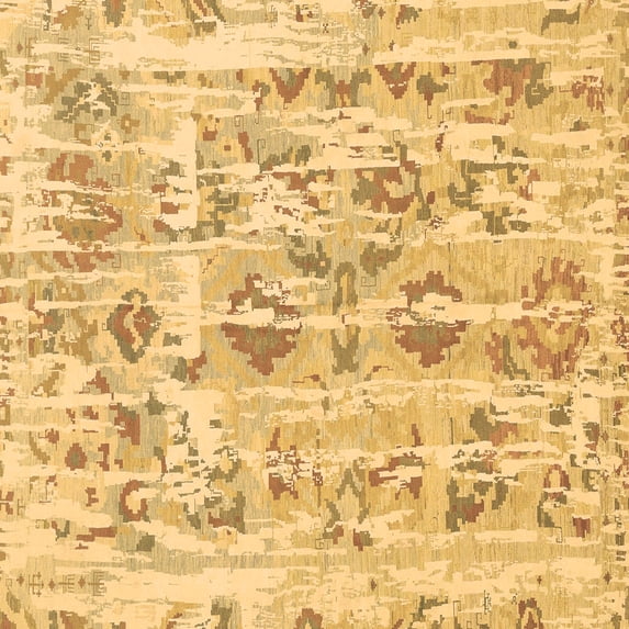 Ahgly Company Indoor Square Oriental Brown Traditional Area Rugs, 5' Square