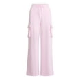 thumbnail image 5 of Scoop Women’s and Women’s Plus Ultimate Scubaknit Wide Leg Cargo Sweatpants, Sizes XS-4X, 5 of 5