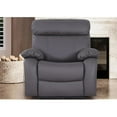 thumbnail image 4 of Alexent Power Recliner Sofa Set Leather Couch with Cuppholder & USP Ports Gray, 4 of 9