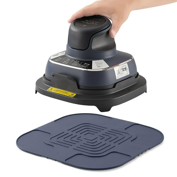 LKXGBMY 1 PCS Silicone Air Fryer Trivets Hot Mat-Portable Glass Air Fryer Cooking System Holder, Heat-Resistant, Non-Slip Protects Tabletop Clean from Damage, Easy to Clean