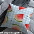 thumbnail image 2 of Castle Fairy Fruit Watermelon Fabric by the Yard 5 Yards,Geometric Lattice Fabric for Sewing,Blue Red Home Decor Fabric by the Yard,Super Cozy Room Decor, 2 of 6
