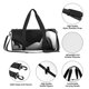 thumbnail image 4 of Easygdp Black White Fluid Sculpture Bolsa de Viaje, Bolsa de Mano, Bolsa de Gimnasio, Bolsa de Equipaje para Viaje, 4 of 6