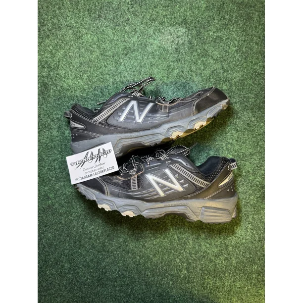 NEW BALANCE 410 v4 MENS US 12 4E BLACK SILVER TRAIL RUNNING HIKING MT410BS4