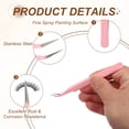 thumbnail image 3 of 9Pcs Curved Pointed Craft Tweezers with Protective Cover for Eyelash Extensions, 3 of 7
