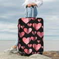 thumbnail image 5 of Cauagu Hearts Print Travel Luggage Cover,Travel Dust-proof Suitcase Cover Softside Suitcase Protector for 18-32inch,Not Included Suitcase, 5 of 8