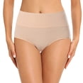 thumbnail image 1 of Culottes pour Femmes Classification de Produit et Titre pour Culottes Unies Taille Haute Grande Taille pour Confort Menstruel Culottes Pures pour Usage Quotidien, 1 of 4