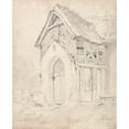 thumbnail image 2 of John Sell Cotman 20x24 Gold Ornate Framed and Double Matted Museum Art Print Titled - Porch and Belfry of Thurgarton Church, Norfolk (ca. 1810), 2 of 4