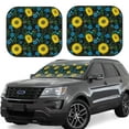 thumbnail image 1 of Vsdgher Sunflowers And Blue Flower Print Car Windshield Sun Shade, Reflective Sunshade Window Sunshade Sun Visor Protector Fit for Cars,Trucks,SUVs-Small, 1 of 6