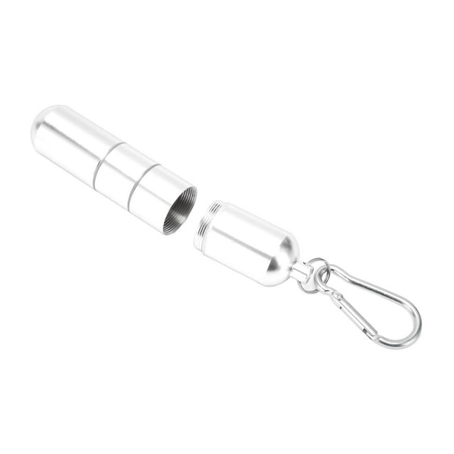 Portable Keychain Case, Aluminum Alloy Storage Tube, Portable for 10pcs 5.5mm Fine