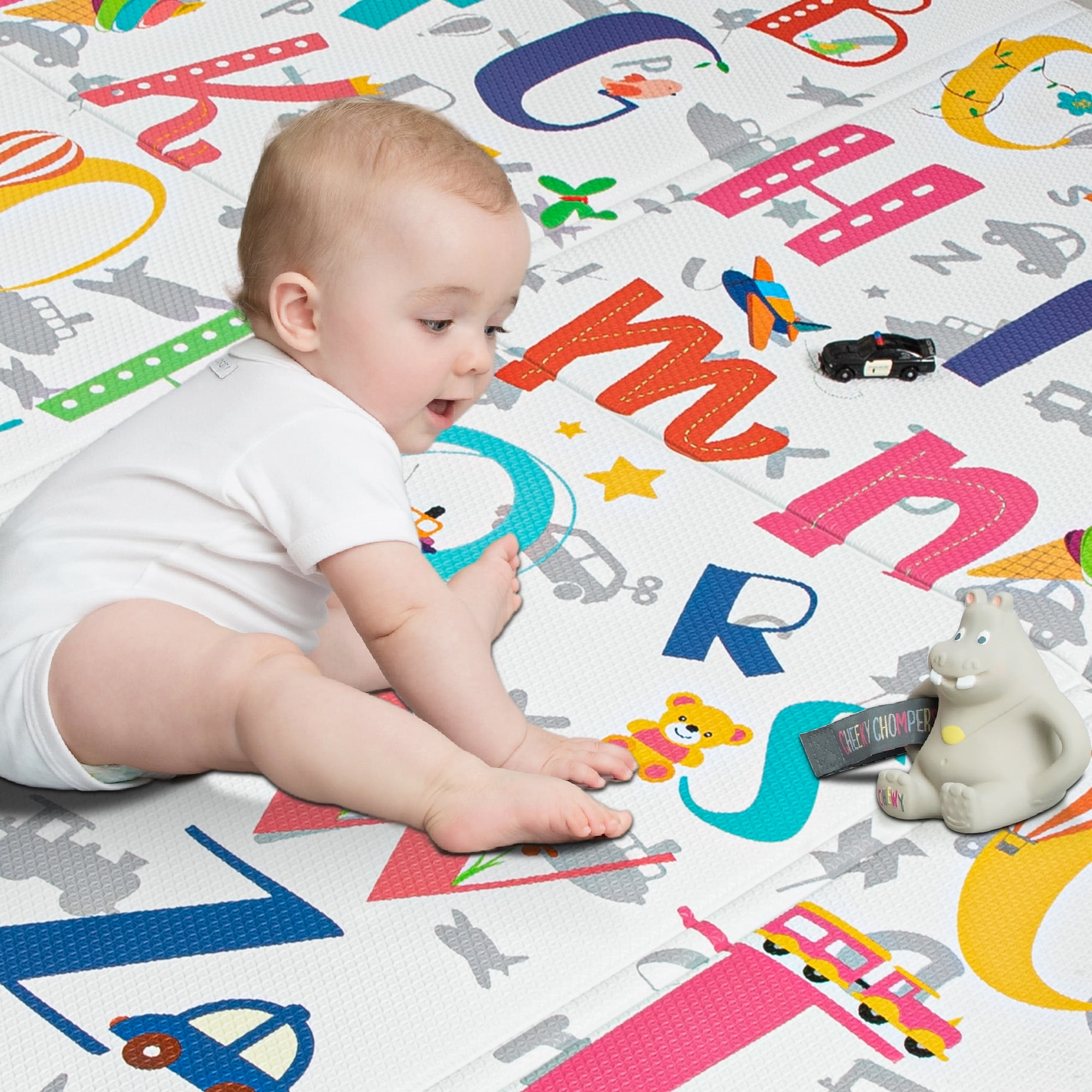 Ray Star Baby Play Mat 55inx90.6inx0.39in Toddler Climbing Mats Indoor Activity Mat Foldable Climbing Mat kids&nbsp;play&nbsp;mat