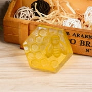 Kokovifyves Home and Garden Kitchen and Baking Silicone Mould 6 Hole Honey Bee Design Soap Wax Mold for Handmade Diy Craft