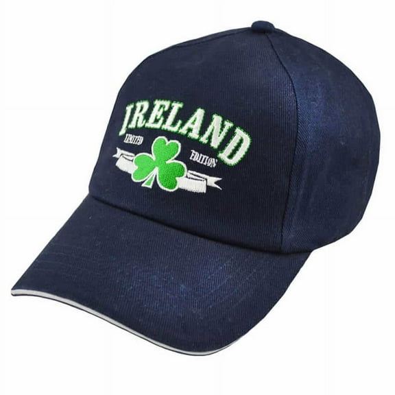 Ireland Shamrock Baseball Cap – Blue