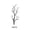 Black B, variant on Floleo 10Pcs Halloween Artificial Black Twigs, 5.91in Plastic Bare Branches Vase Filler, Gothic Scary House Decor for Mantel Table Wreath Centerpiece