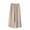 Beige, variant on Women Linen Shorts High Waisted Casual Loose Fit Elastic Waist Solid Color Cotton Linen Blend Shorts with Pockets Summer Beach Shorts for Women Daily Wear Plus Size