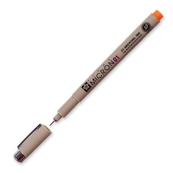 Pigma Orange Fine Line Design Pen .25mm