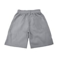 thumbnail image 3 of Letdown Girls Linen Outfit 2 Piece Shorts Set Spaghetti Strap Cotton Linen Tank Tops Side Split Shorts Kids Summer Casual Vacation Beach Outfits, 3 of 3