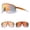 Bright transparent/ Light gray photochromic tyrant gold, variant on Polarized Sports Sunglasses UV400 Lightweight | Photochromic Adaptive Lens, 0.99oz Ultralight Oversized Sun Glasses Men Women Bike Glasses Gift for Cycling Running Hiking Fishing