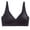 🔥 Black, variant on No Underwire Comfortable Womens Bras No Underwire Full Support Loose-Fit Chest-Cushion Wireless Bra Solid Color Soft Support Breathable Stretch Fabric Removable Pads Comfortable Everyday