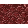 thumbnail image 1 of Ahgly Company Machine Washable Indoor Rectangle Transitional Maroon Red Area Rugs, 7' x 10', 1 of 7