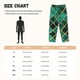 thumbnail image 3 of Balery Green Mosaic Glass Pantalones de pijama para mujer, pijamas ultraligeros, pantalones de estar por casa-Medium, 3 of 6