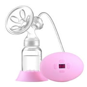 Pink Electric breast pump with USB cable Kit Set Light Weight Hands-Free