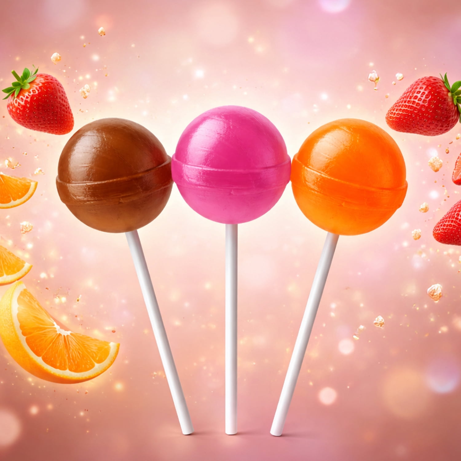 Ceres Gourmet Lollipops Assorted Fruit Individually Wrapped Hard Candy 120 Count 46.4 oz