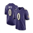thumbnail image 1 of Men's BAL Ravens Jersey No. 0#SMITH-SMITH-Purple Embroidered Football Jersey—LU, 1 of 2
