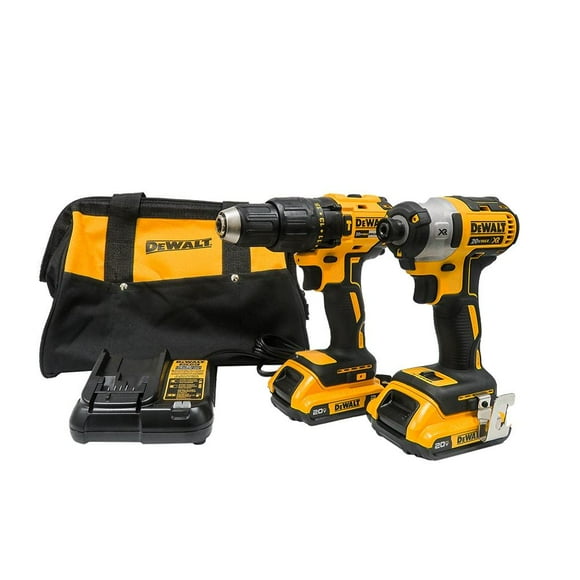 Kit Rotomartillo Y Atornillador Dewalt DCK223D2