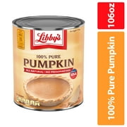 Libby's No Preservatives Pumpkin Pie Filling, 106 oz, Can