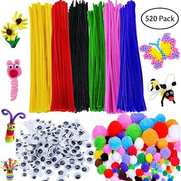 ZZkhGO Children's Crafts Supplies Kit, DIY Art and Craft Activity Set, Creative Toys for Kids Birthday Gifts
