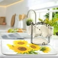 thumbnail image 5 of FREEAMG Microfiber Dish Drying Mat Absorbent Dish Draining Mat Large Size 18 x 24 Dishes Drainer Mat for Countertop Dish Drying Pads XXL Size A Bunch of Sunflowers, 5 of 7