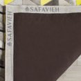 thumbnail image 3 of SAFAVIEH Studio Leather Xzavier Geometric Runner Rug, Ivory/Yellow, 2'3" x 7', 3 of 6