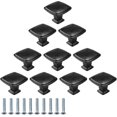 thumbnail image 1 of 10 tiradores negros para muebles, 1 of 1