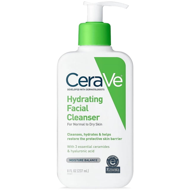 Clearance Cerave Hydrating Facial Cleanser For Daily Face Washing CeraVe