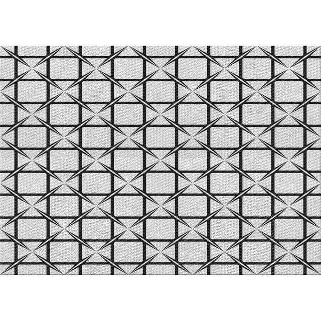 Ahgly Company Machine Washable Indoor Rectangle Transitional Platinum Gray Area Rugs, 2' x 3'