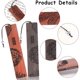 thumbnail image 2 of 2Pcs Wood Bookmark for Book Lovers,Bookmark for Men Women,Handmade Natural Wooden Carving Book Mark Bookmarks,Traditional Style Book Marks Accessories, 2 of 5