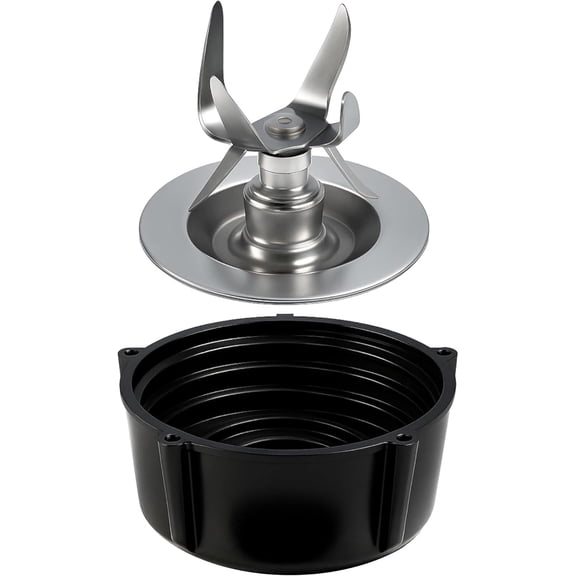 HQRP Blender Blade for Oster Osterizer 148381-000-090 126450-001-090 015132-020-090 126450-000-090 015132-200-090, with Rubber Seal Gasket & 4902 Blender Jar Bottom