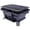 Black + Iron#11, variant on Portable Charcoal Grill for Camping and Tailgating, Oval Cast Iron Grill Outdoor with Tabletop Cast Iron Skillet - 100% Durable Iron, Small Hibachi Grill for Backyard BBQ and Picnic