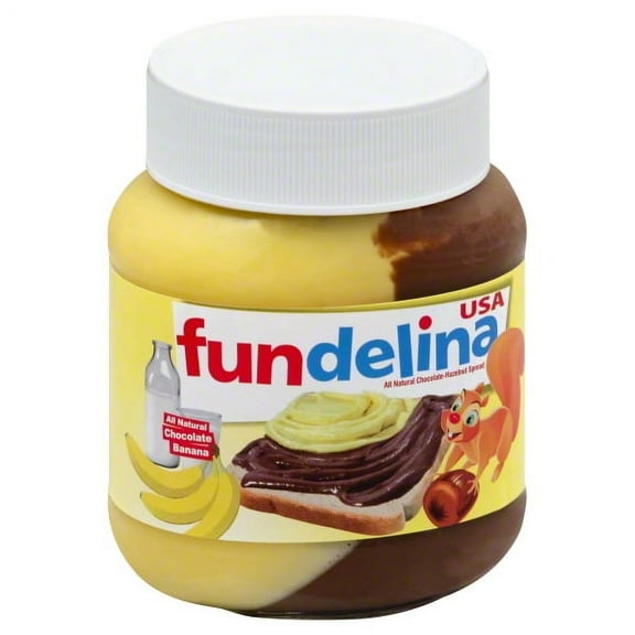 Fundelina Banana & Chocolate-Hazelnut Spread, 13 oz
