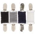thumbnail image 1 of Miangastore 4Pcs Dress Clips Sweater Clips Elastic Cardigan Clips Elegant Sweater Clips Cardigan Collar Clips, 1 of 9