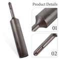 thumbnail image 3 of TABLZONE Lightweight Plated Silver Hammer Drill Ground Rod Driver Adapter for Rotary Hammer Tools, 3 of 8