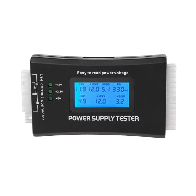 Amdohai Atex Alimentations Test Maintenance Tool LCD Display Computers Alimentations Test Supports Atex BTX ITX 20/24 Pin Atex SATA Alimentations Test