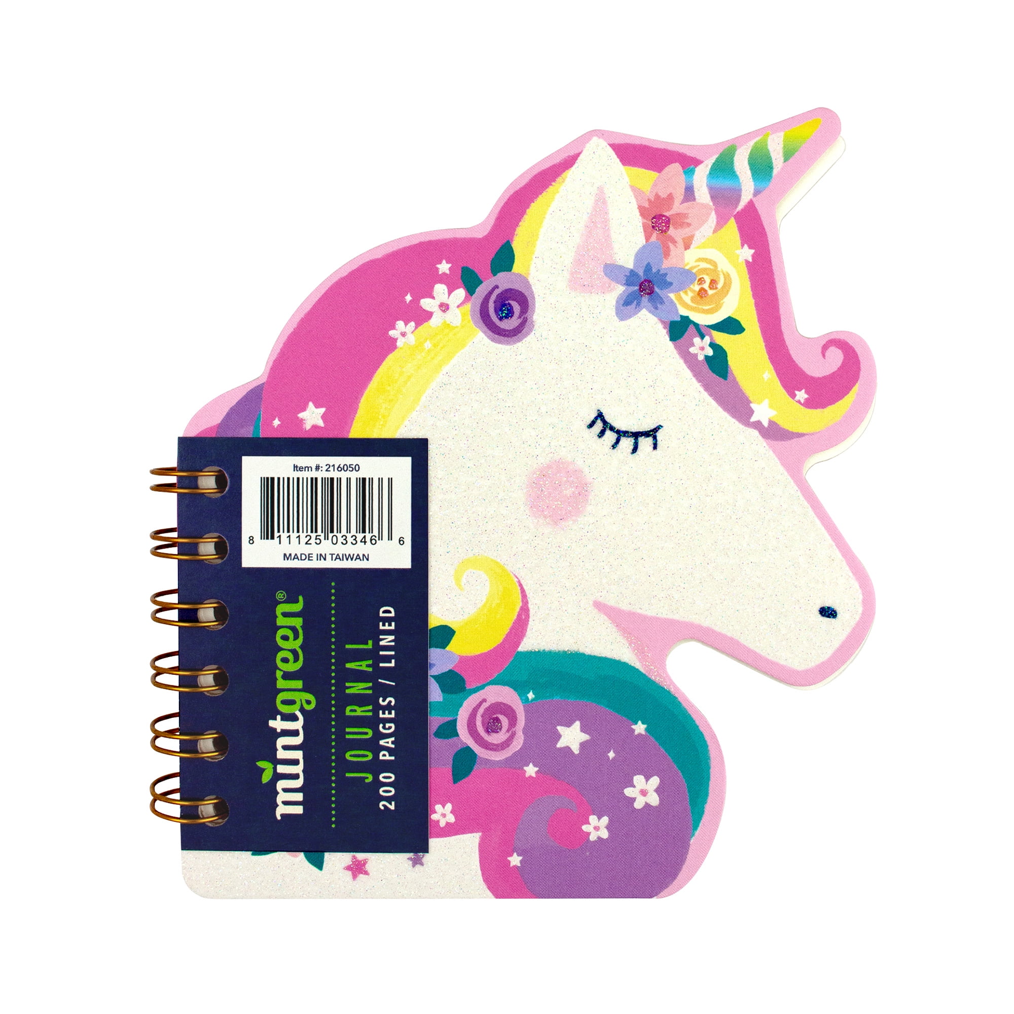 Votum Born To Shine Unicorn Spiral-Bound Hardcover Sketchbook Set w/Gel  Pens In Pouch & Stickers
