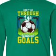 thumbnail image 4 of Inktastic Soccer Funny Goals Long Sleeve Youth T-Shirt, 4 of 5