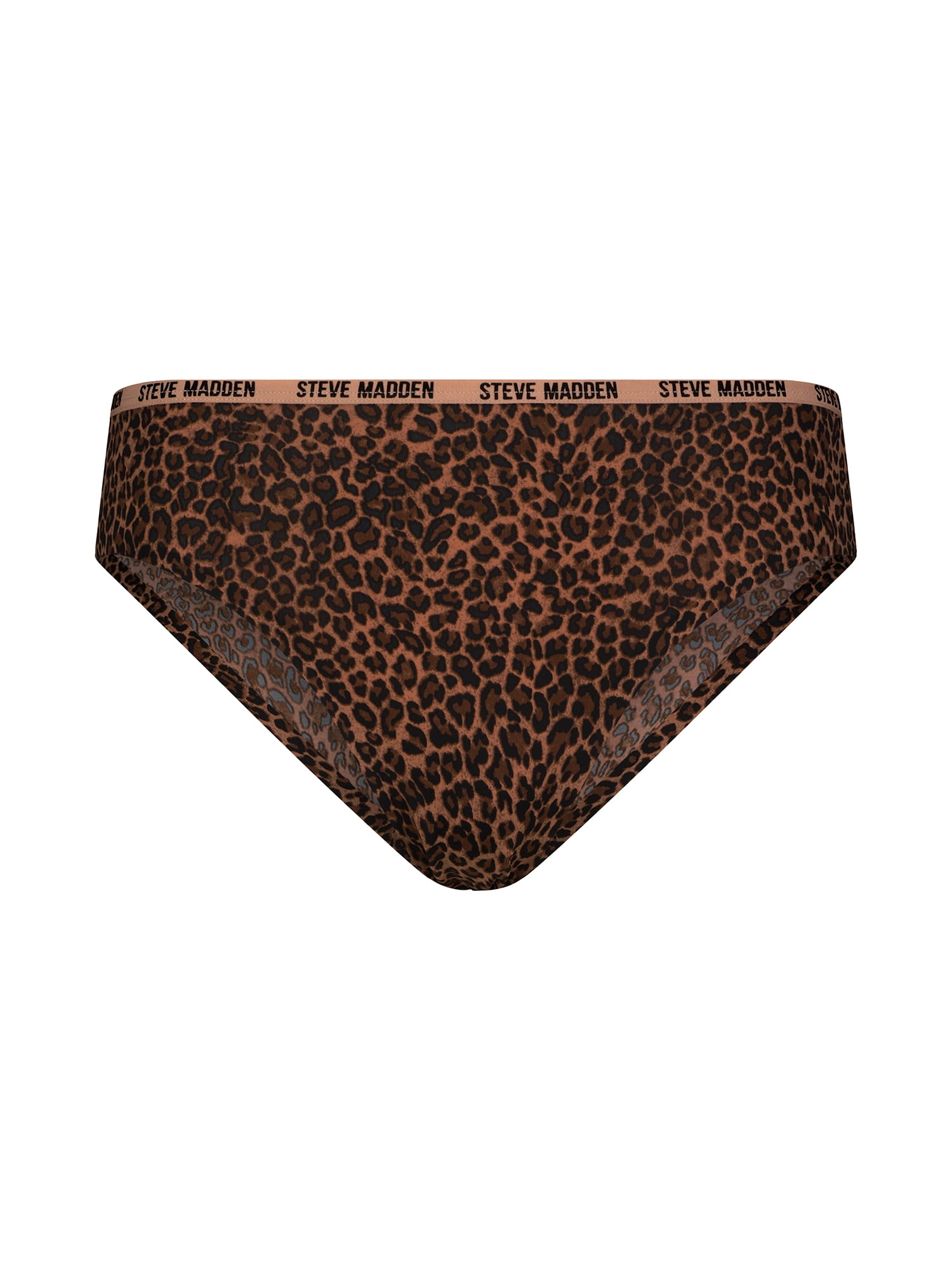 Steve Madden Women's Microfiber Cheeky Panties, 5-Pack, Sizes S-XL